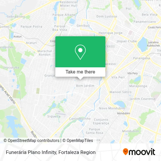 Funerária Plano Infinity map