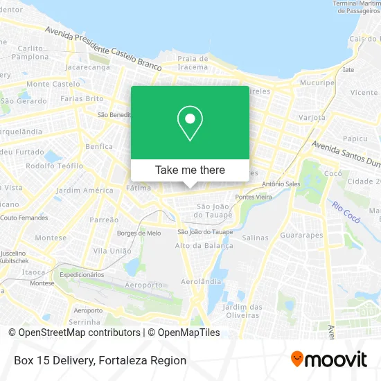 Box 15 Delivery map