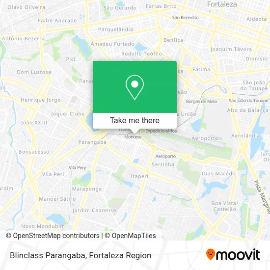 Blinclass Parangaba map