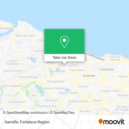 Samlife map