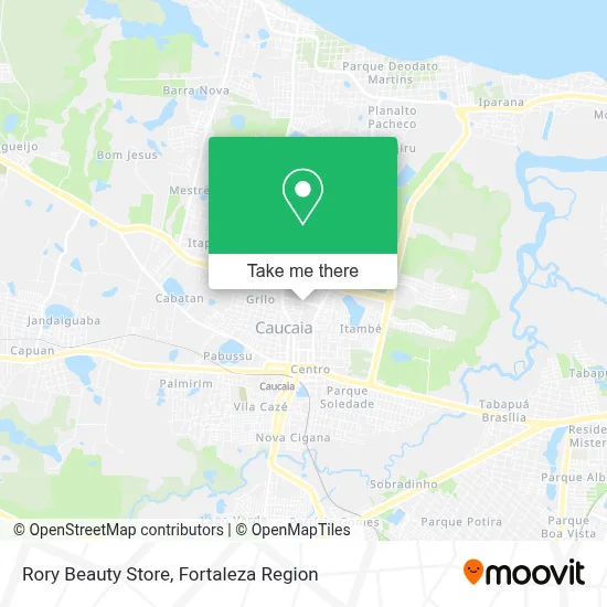 Rory Beauty Store map