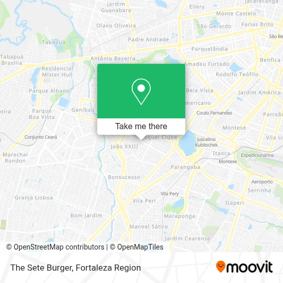 The Sete Burger map