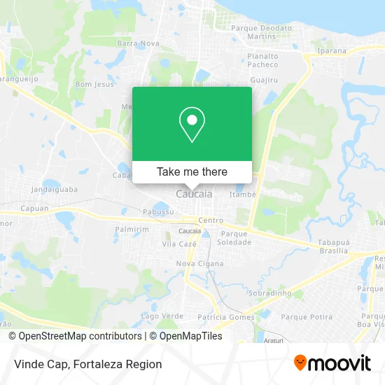 Vinde Cap map