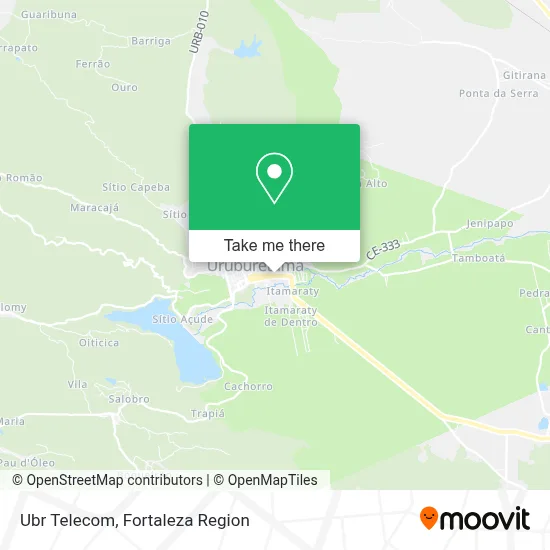 Ubr Telecom map