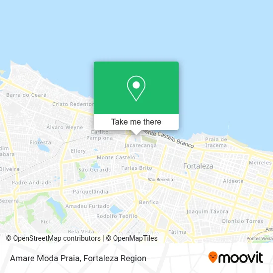 Amare Moda Praia map