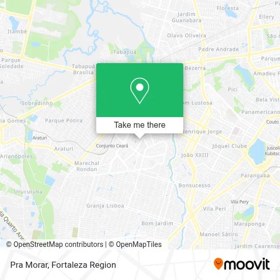 Pra Morar map