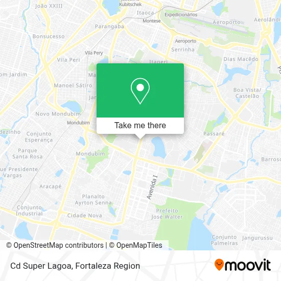 Cd Super Lagoa map