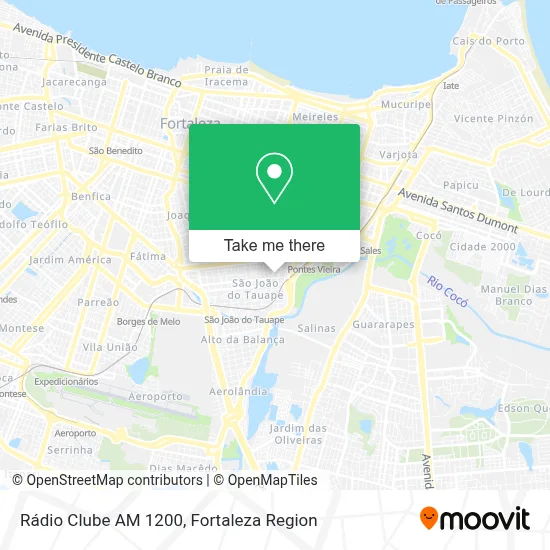 Rádio Clube AM 1200 map