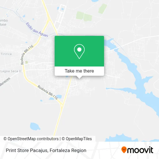 Print Store Pacajus map