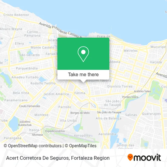 Acert Corretora De Seguros map