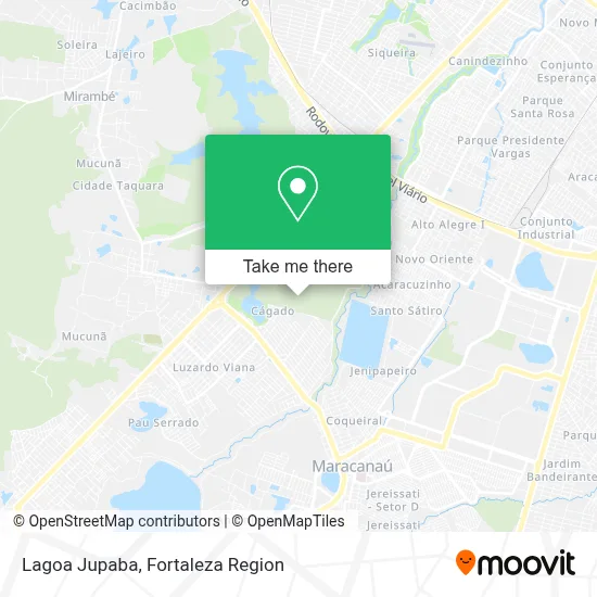 Lagoa Jupaba map
