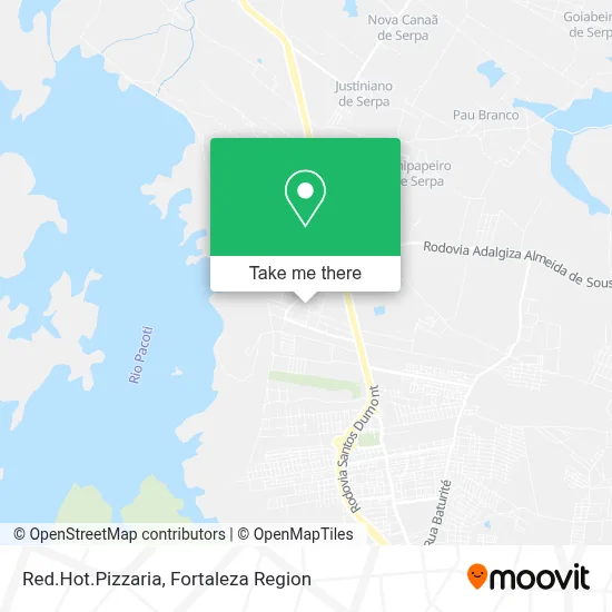 Red.Hot.Pizzaria map