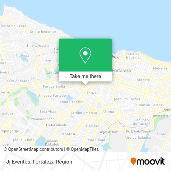 Jj Eventos map