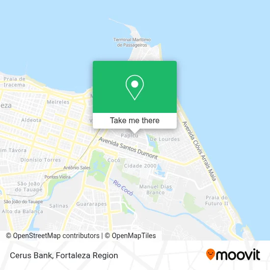 Cerus Bank map
