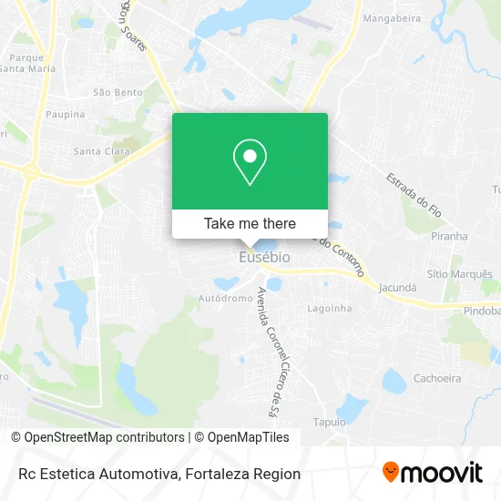 Rc Estetica Automotiva map