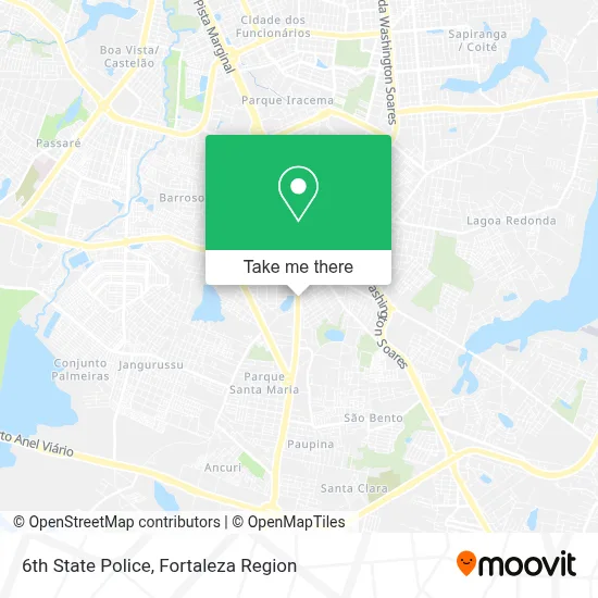 6th State Police map