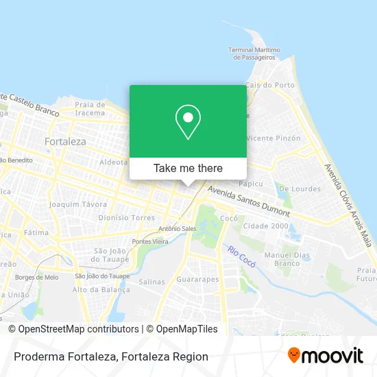 Proderma Fortaleza map