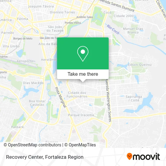 Recovery Center map