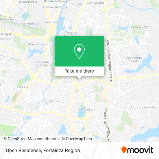 Open Residence map