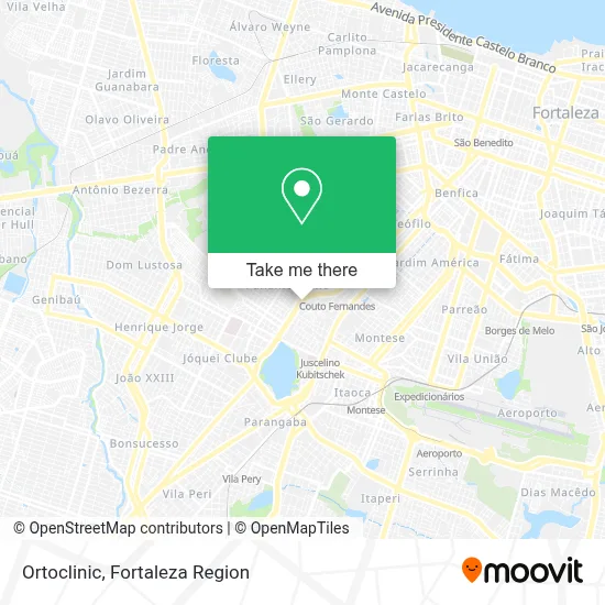 Ortoclinic map