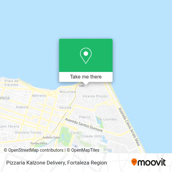 Pizzaria Kalzone Delivery map