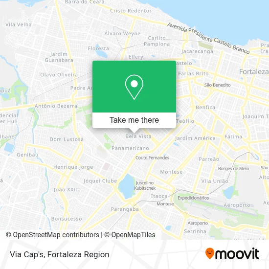 Via Cap's map