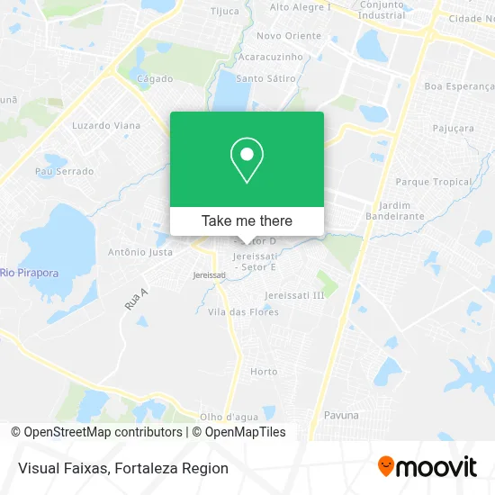Visual Faixas map