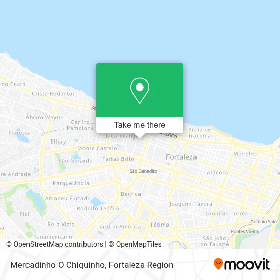 Mercadinho O Chiquinho map