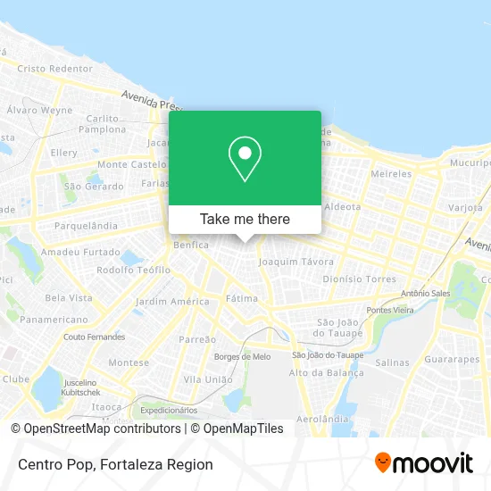 Centro Pop map