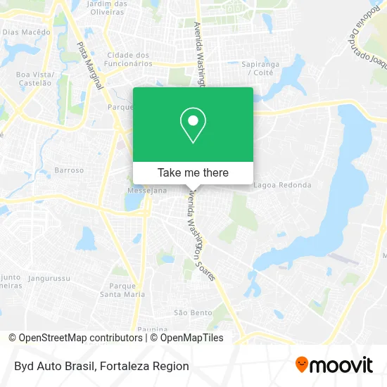 Byd Auto Brasil map