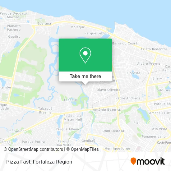 Pizza Fast map