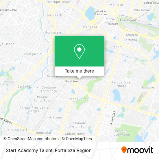 Start Academy Talent map