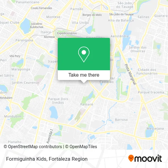 Formiguinha Kids map