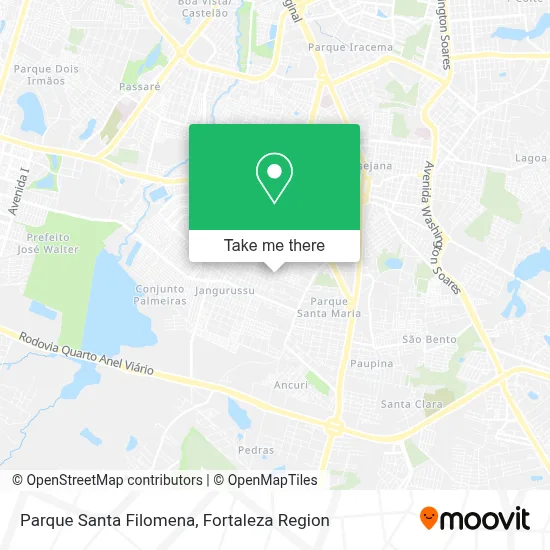Parque Santa Filomena map