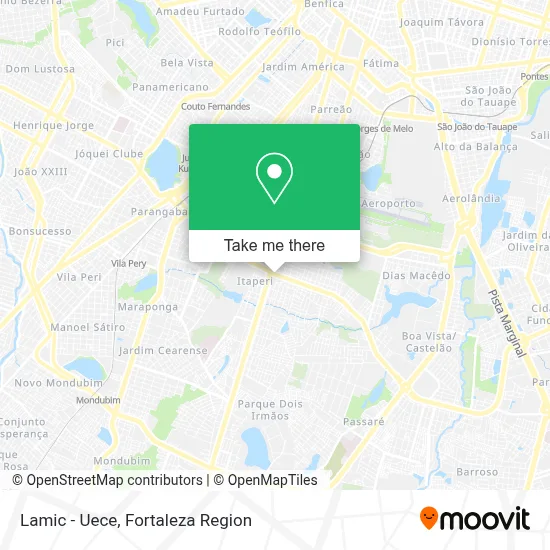 Lamic - Uece map