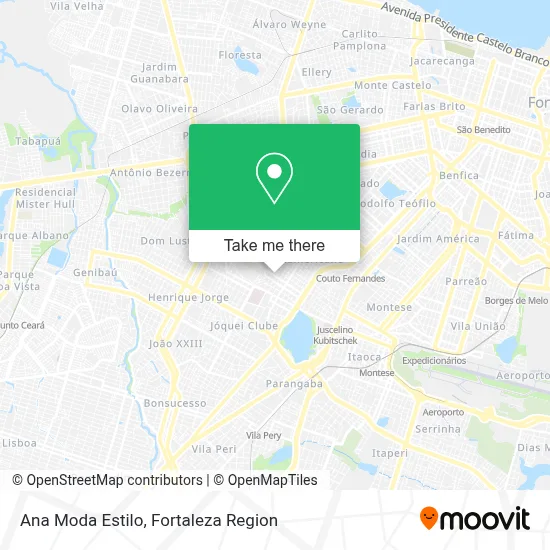 Ana Moda Estilo map