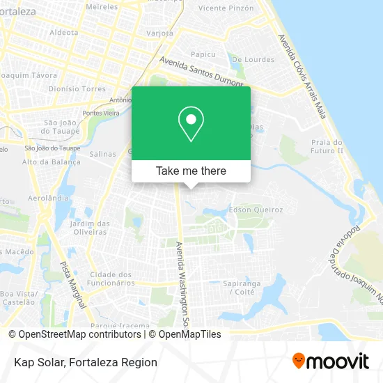 Kap Solar map