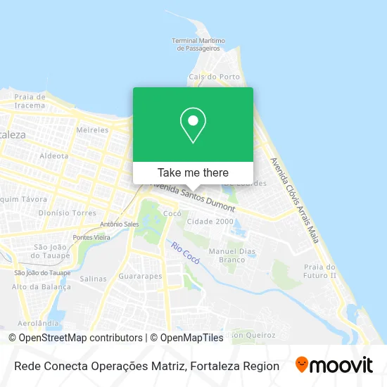Rede Conecta Operações Matriz map