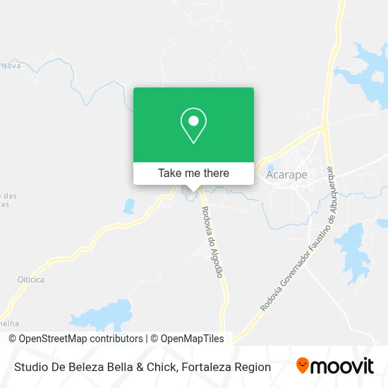 Studio De Beleza Bella & Chick map