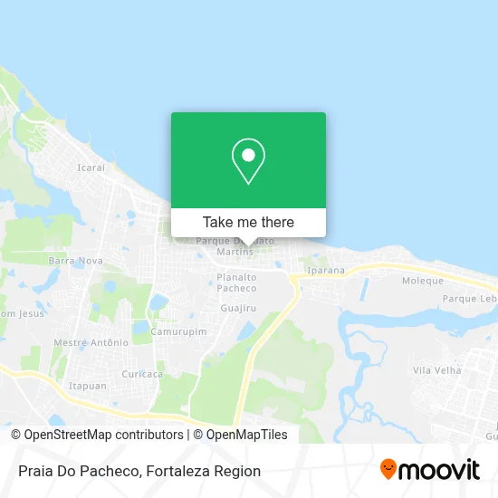 Praia Do Pacheco map