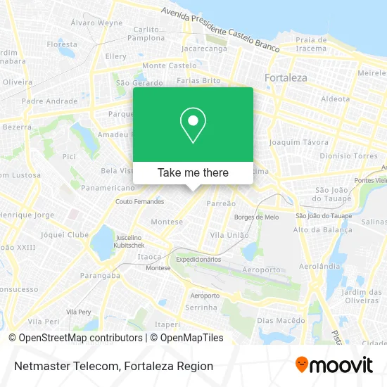 Netmaster Telecom map