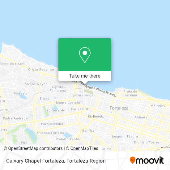 Calvary Chapel Fortaleza map