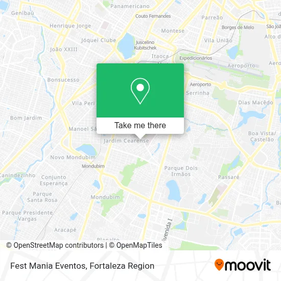 Fest Mania Eventos map