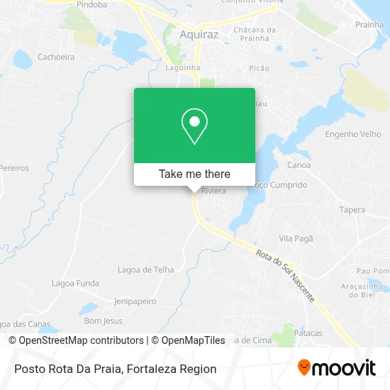 Posto Rota Da Praia map