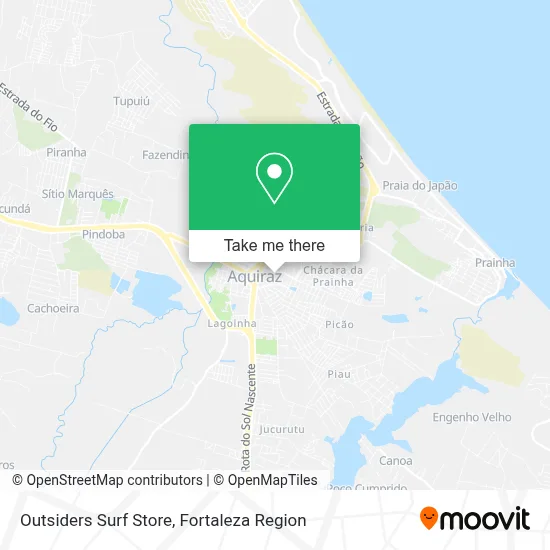 Outsiders Surf Store map