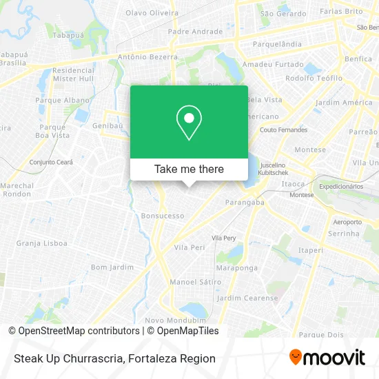Steak Up Churrascria map