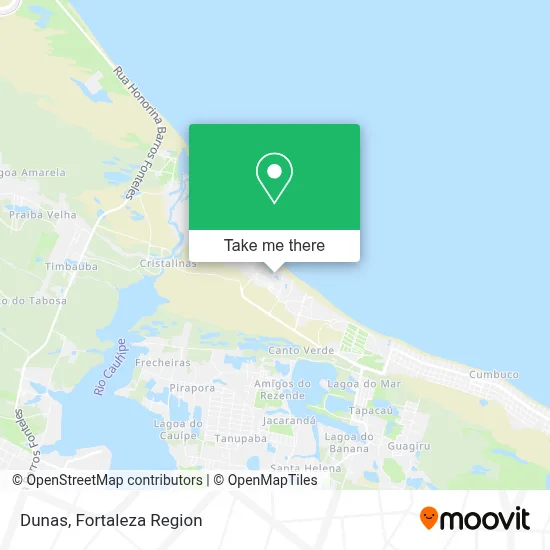 Dunas map