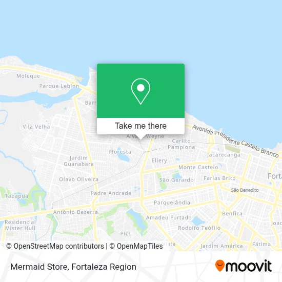 Mermaid Store map