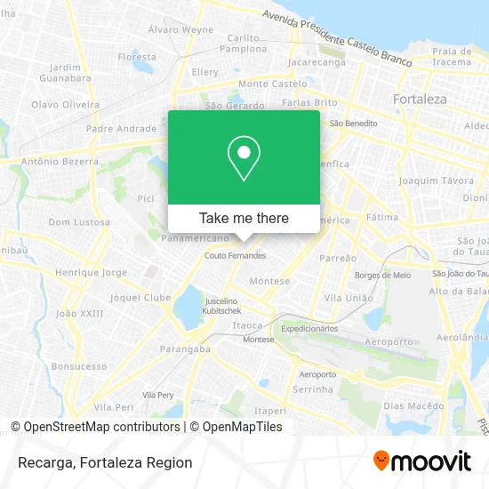 Recarga map