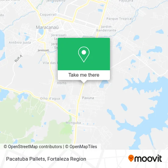 Pacatuba Pallets map